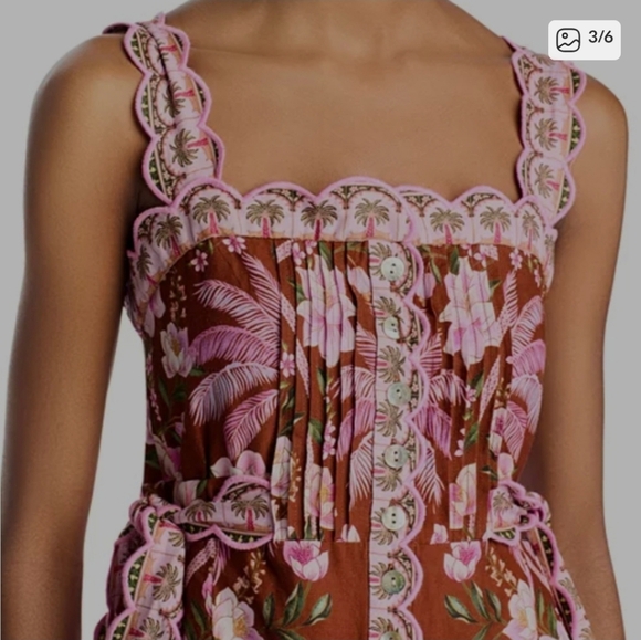 Farm Rio Palm Tree Romper - Picture 3 of 7